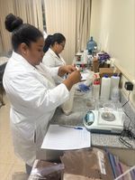 Trabajo de laboratorio Medición de pH en suelo.
