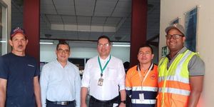 Personal del Laboratorio de Análisis Industriales y Ciencias Ambientales realizaron una visita al Centro Regional de Veraguas, el 16 de julio.