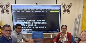 Autoridades se reunen con Docentes de España 