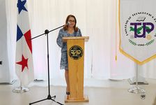 Palabras de bienvenida por la Dra. Lilia Muñoz, Vicerrectora de la VIPE.