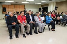 Autoridades de la UTP y docentes participaron del acto cívico de inicio de clases 2026.