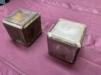 Cubos de Prueba hechos por los participantes del curso de soldadura.