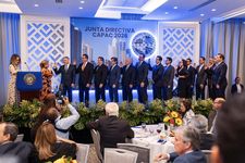 La nueva junta directiva también fue juramentada.