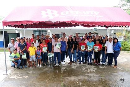 La UTP en la comunidad de Peñas Blancas en Capira.