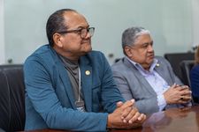 Diferentes autoridades de la UTP y de la FCT participaron en el convenio.