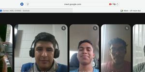 Clase Espejo virtual de Termodinámica entre docentes y estudiantes de UTP y UAN