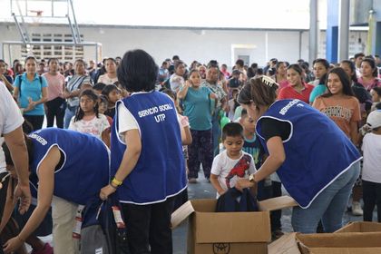 Más de 200 estudiantes de la UTP participa en proyectos de servicio social y voluntariado