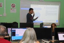 urante el taller, se tocaron temas como nociones de Inteligencia Artificial (IA), aplicaciones académicas del ChatGPT, entre otras.