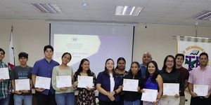 Entrega de certificados.