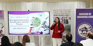 La UTP presenta el cierre del proyecto para analizar y clasificar las diferentes rocas de la región central de Panamá