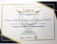 Reconocimiento a la UTP.