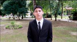 Palabras por parte del estudiante Julio Luque, de la Facultad de Ingeniería de Sistemas Computacionales en representación de los estudiantes Capítulo de Honor.