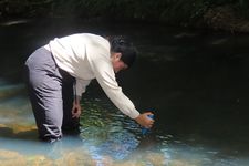 Estudiantes de la UTP participaron el levantamiento de información geológica de la cuenca hidrográfica del río Caimito.