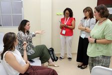 En las reuniones las expositoras analizaron los diferentes temas energéticos según la reunión.