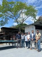 Una visita de trabajo realizó a la sede del CINEMI en la Extensión de la Universidad Tecnológica de Panamá en Tocumen, el Ing. Pablo Caldeiro, Evaluador del Fondo Mundial para el Medio Ambiente y el Lic. Rafael Galué y el Ing. Jesús González.