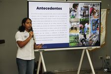 Estudiante Nadine Caicedo.