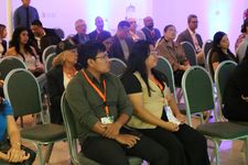 Deyanira Palacio y Edward Sánchez en ENADES 2025.