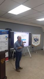 El Ing. Jorge Augusto González, participó como expositor de la conferencia Sobre Cambio Climático: Medidas de Mitigación en el área de la Energía en la UTP.