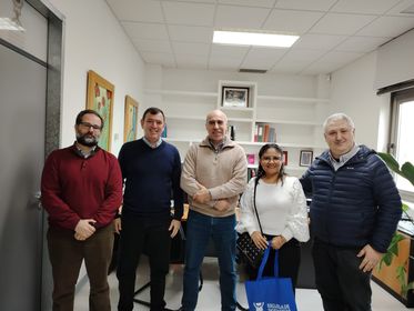 Dr. Ignacio Arranz, Dr. Francisco Arango, Dr. Carlos Galán, Mgtr. Emily Ortiz y Dr. José Suárez