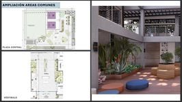 Cada edificio contará con un  área cerrada aproximada  de 9,960.58 (m²) para el Campus y de 2,773.34 para los Centros Regionales.