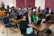 Colaboradores presentes en el seminario.