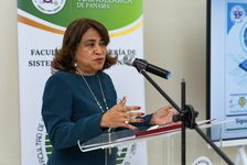 Palabras por parte de la Dra. Ángela Laguna Caicedo, Rectora  de la UTP.