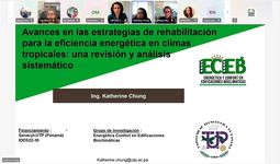 Correspondió a la Ing. Katherine Chung, hacer uso de la palabra como parte del equipo de investigación del proyecto.