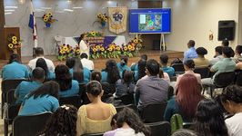 Estudiantes participan del ciclo de Conferencias de Saneamiento de Panamá Oeste. 