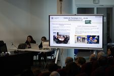 LA presentación se realizó con gráficas y fotografías de los programas y proyectos destacados