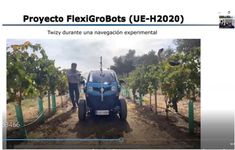 Presentación realizada por el Dr. Montes sobre el Proyecto Flexigribots. 