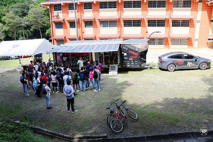 La actividad se realizó en los estacionamientos del Edificio de Postgrado.