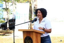 Estudiante Anica Batista, Secretaria General del Centro de Estudiantes.