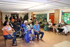 Lic. Evet Clachar, directora del Centro Regional de Colón, junto a los invitados especiales.