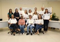 Foto grupal de los docentes que participaron de este curso.