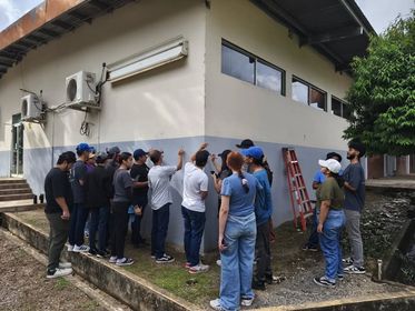 UTP Chiriquí transforma el reciclaje en arte con su nuevo mural ecológico