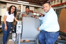 Personal del Laboratorio de Suelos y Materiales de la UTP Chiriquí.