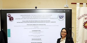 Sustentan tesis de Instalación y Evaluación de un Laboratorio de Ensayo para pruebas a colectores Solares Térmicos según norma DGNTI-COPANIT 518-2021