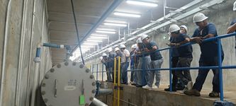gira fue conocer de primera mano los procesos de tratamiento de agua, identificar equipos electromecánicos 