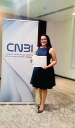 La ingeniera Adiz Acosta, secretaria técnica del CIBio-UTP.