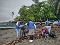 La limpieza se realizó en la comunidad El Porvenir, Distrito de Barú.
