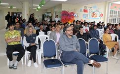 Esta conferencia se desarrolló en el lobby de la FISC.