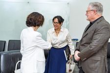 La Ing. Karla Arosemena, de la DRI.