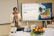 La Mgtr. Karla Arosemena, directora de la DRI.