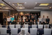 Los estudiantes Jonathan Gonzalez, Felisindo García, Eladio Quintero, estudiantes de la UTP ganadores del concurso, participaron en sesiones técnicas, workshops, tutoriales y actividades turísticas.