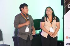 Deyanira Palacio y Edward Sánchez Presentado su Proyecto en ENADES 2025