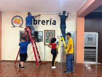 Estudiantes de III año de la carrera de Ciberseguridad del Centro Regional de Azuero participaron en las mejoras.