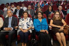 Las autoridades de la UTP estuvieron presentes en las presentaciones de las distintas universidades del Estado. 