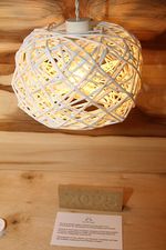 Las lámparas tienen un diseño desordenado pero a la misma vez nos inspiró la armonía de la naturaleza.