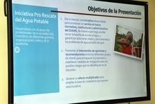 Presentación de Objetivos Pro Rescate del Agua.