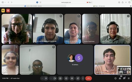 Clase Espejo virtual de Termodinámica entre docentes y estudiantes de UTP y UAN